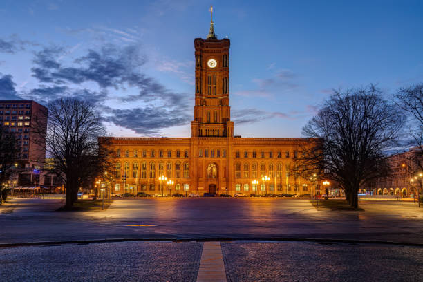 istock The famous Rotes Rathaus at dawn 2044538655