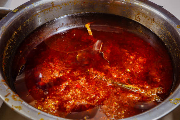 istock Indonesian red chili sauce 2044582240