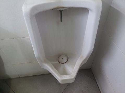 Urinals that are rarely cleaned