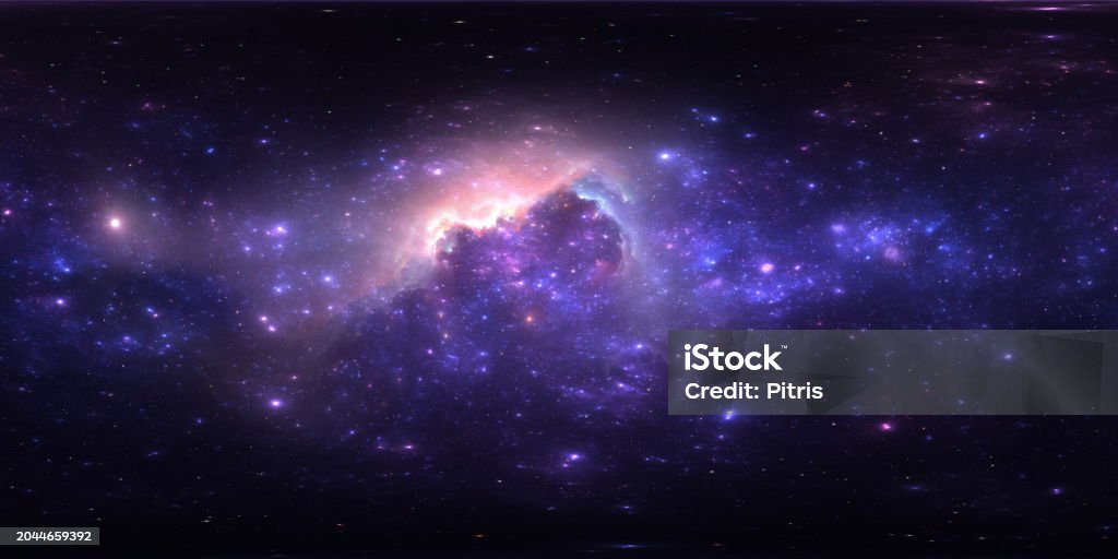 360 Equirectangular Background 360 Equirectangular Projection Space Background With Nebula And Stars ...