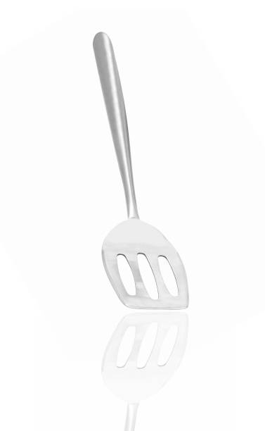 istock Large Stainless steel Kitchen spatula isolated 2044735574