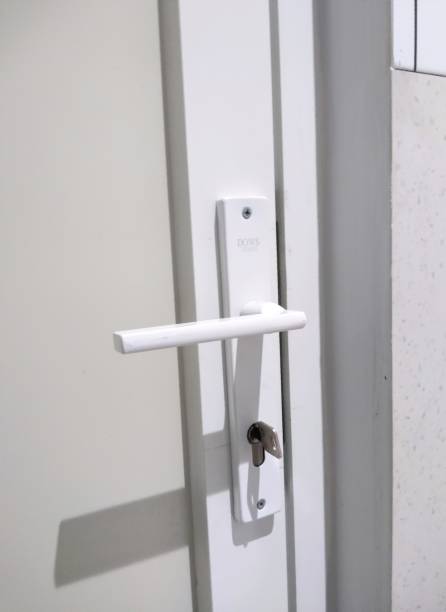 istock A door handle is a handle that is used to open or close a door. 2044761061