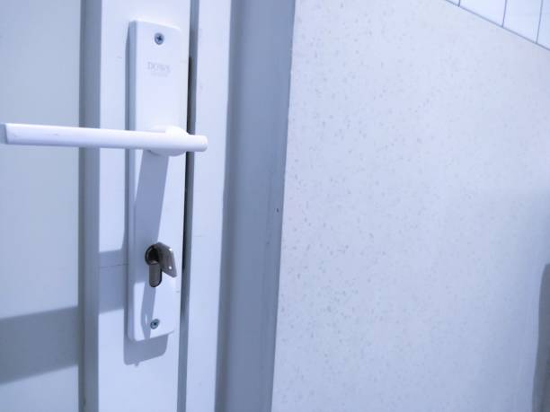 istock A door handle is a handle that is used to open or close a door. 2044761495