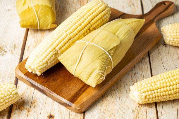 istock Pamonha, a traditional Brazilian food, based on corn. 2044787970