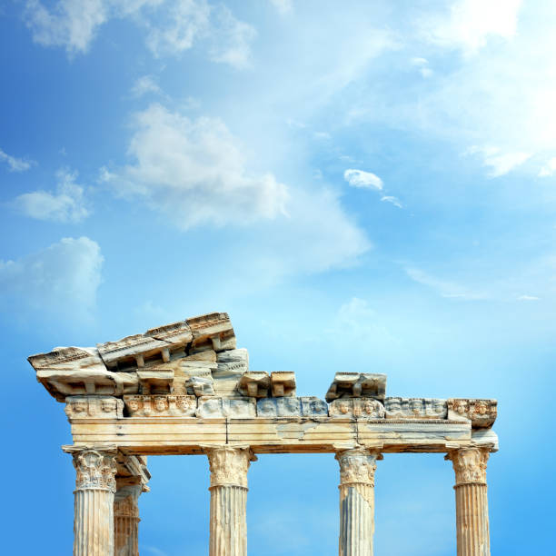 istock Marble columns in Ancient Roman archaeological site 2044792377