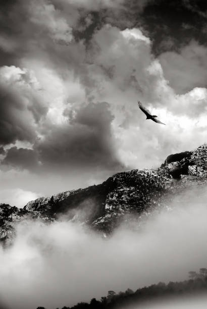 Spooky rocky mountain
