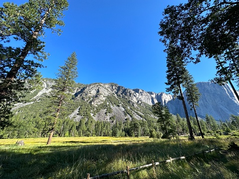 Mountains in Yosemite National Park, USA