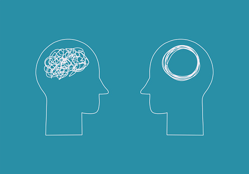Head Sign With Doodle Line Problem Resolve Control Understand Question ...