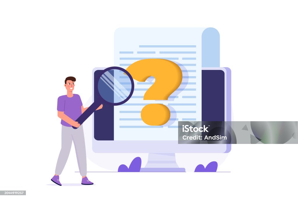 Selecting The Problem Animation Analyze Problem Finding Solution To Problem Concept Cartoon Flat Vector ...