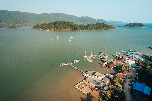 Seaside villages and mangrove forests on Koh Chang