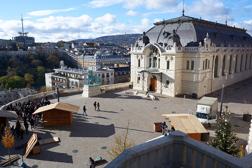 29 November 2023 Hungary - The Royal Stables at Buda Castle: Former equestrian school