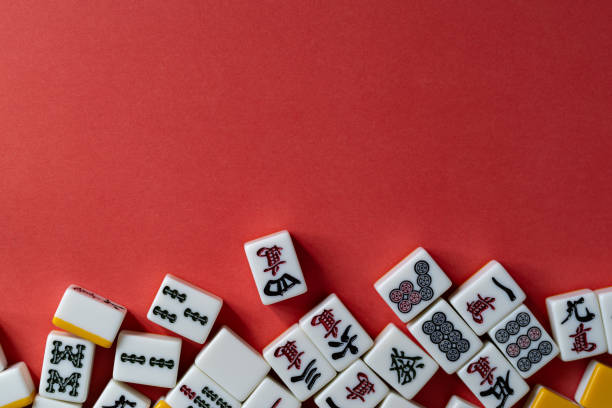 istock mahjong tiles on red background 2045065289