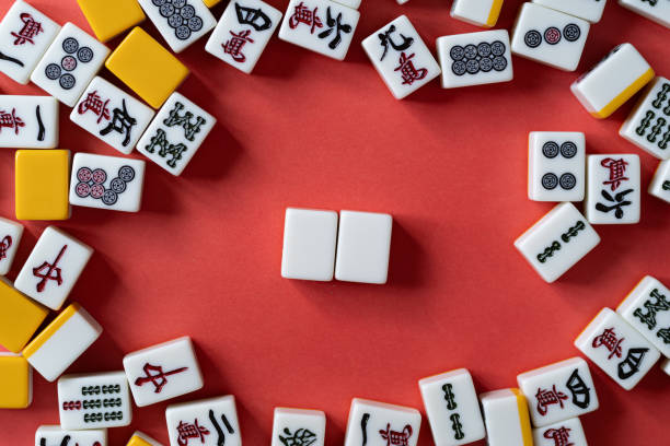 istock mahjong tiles on red background 2045065814