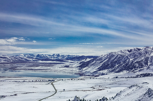 photographing scenic highway 395 throughout the eastern sierras from bridgeport, ca to lone pine. gateway to Mount Whitney, ca