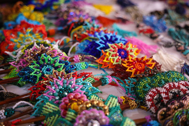 istock Colorful traditional bracelets in Guatemala 2045157698