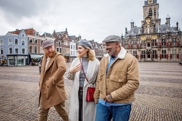 istock Small group of diverse friends on staycation in Delft 2045173629