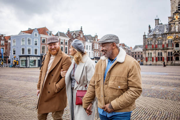 istock Small group of diverse friends on staycation in Delft 2045174700
