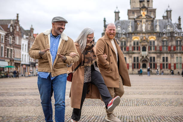 istock Small group of diverse friends on staycation in Delft 2045192209
