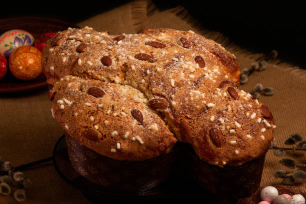 istock COLOMBA cake, a traditional Italian Easter dessert. Easter dove cake 2045211745
