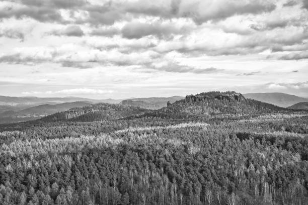 istock View from the Pfaffenstein. Forests, mountains, vastness, panorama. Landscape 2045237111