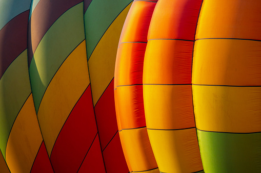 Hot air balloons at the Chautauqua festival
