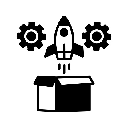 Product Launch icon in vector. Logotype