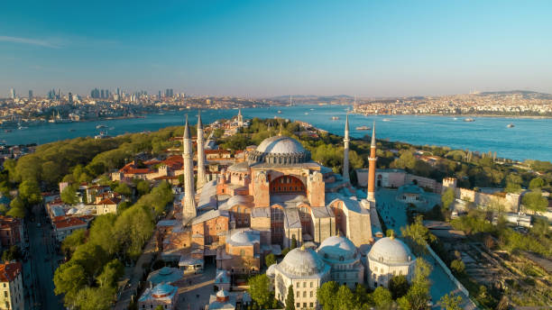 istock Beautiful view on Hagia Sophia in Istanbul, Turkey 2045276421