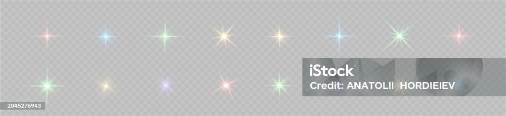 Color Star Vector Color Star Stock Illustration - Download Image Now - Abstract ...