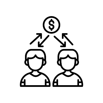 Sharing Economy icon in vector. Logotype
