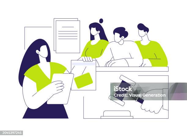 Understanding Client Images Abstract Representing Client In Trial Abstract Concept Vector Illustration Stock ...