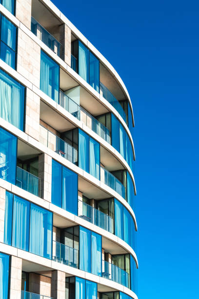 istock Exterior view of modern apartments 2045428558