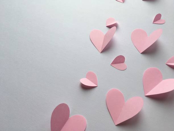 istock Cute little paper hearts 2045430239