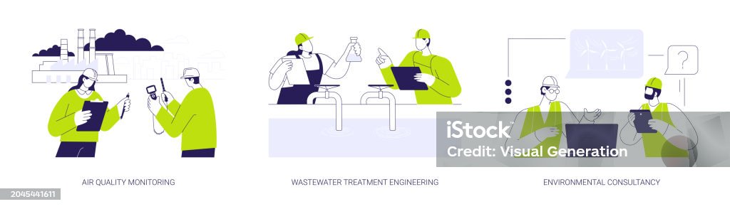 Environmental Engineer Abstract Concept Vector Illustrations Stock ...