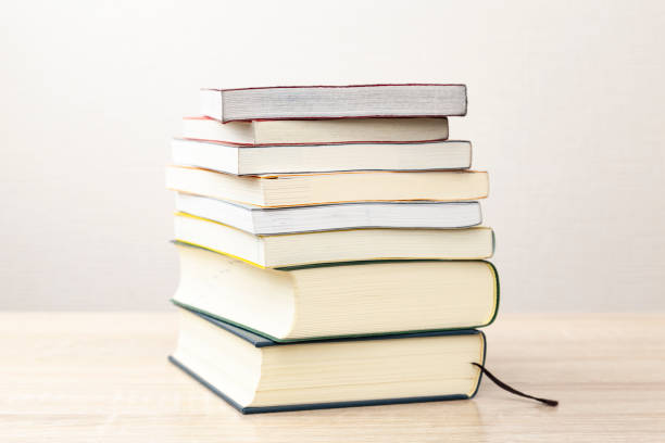 istock Books stacked on the desk. 2045522864