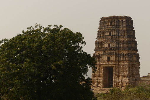 The view of Madhavaraya Swamy Temple. Hindu temple in the Gandikota Fort, Kadapa district, India
