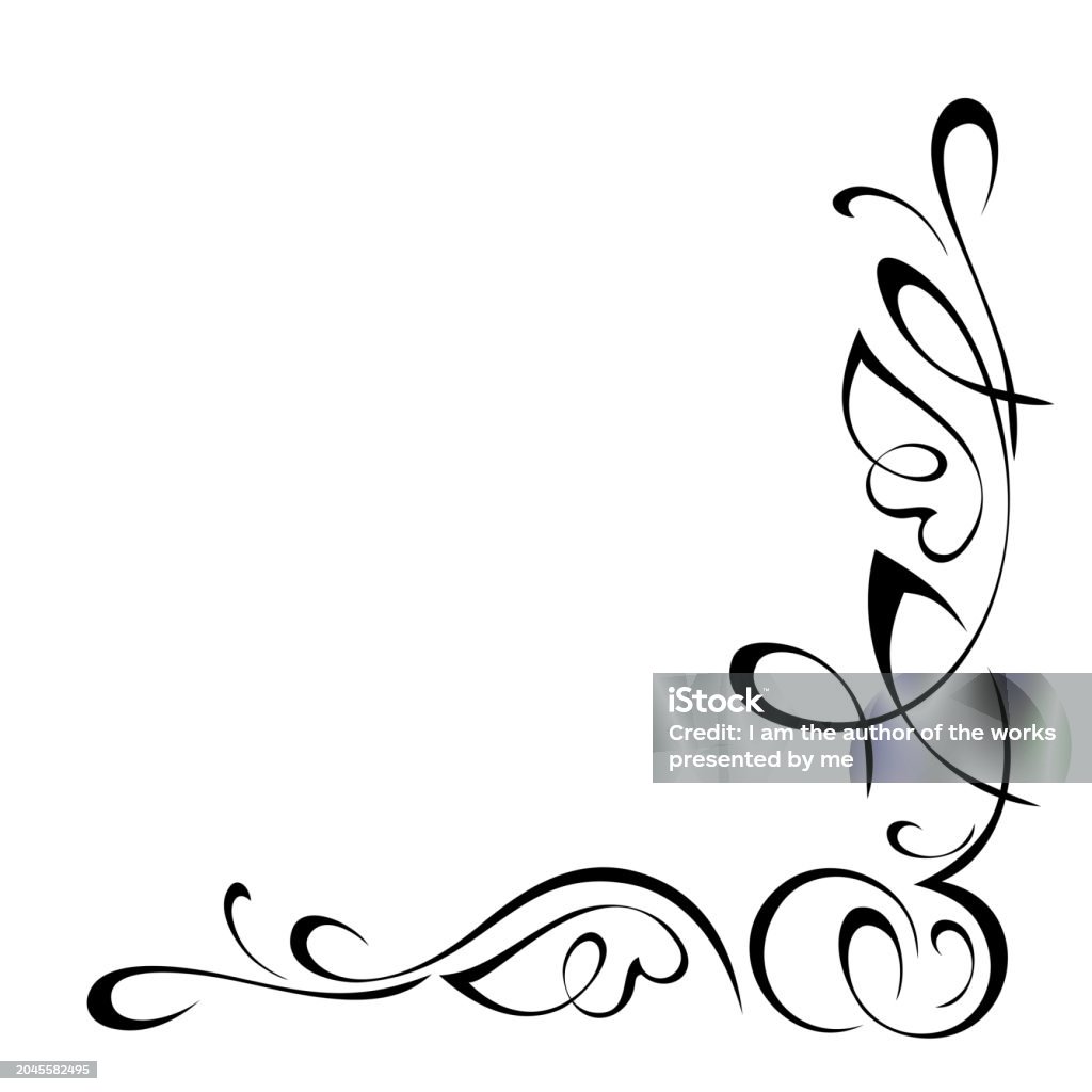Example Of Corner Corner Decor 49 Stock Illustration - Download Image Now - Abstract, Art ...