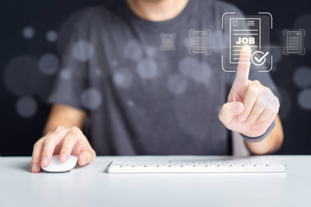 istock Unemployed man searching for a career. 2045616403