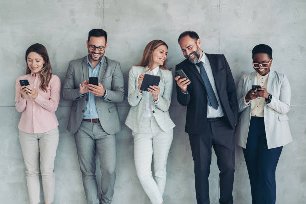 istock Mobile applications for business people 2045665437
