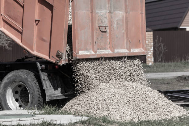 istock Truck pours rubble on the ground. 2045749937