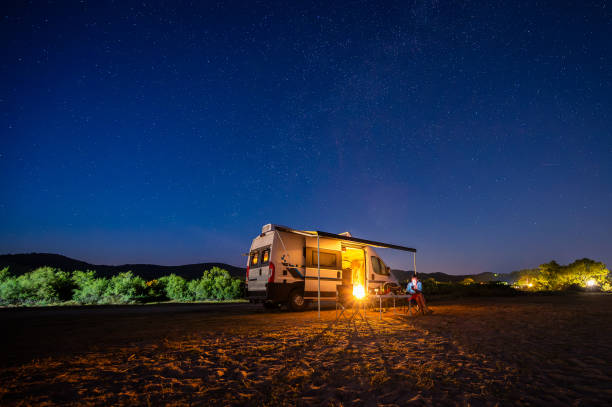 istock Campervan or motorhome parked on the beach in Greece. 2045775381