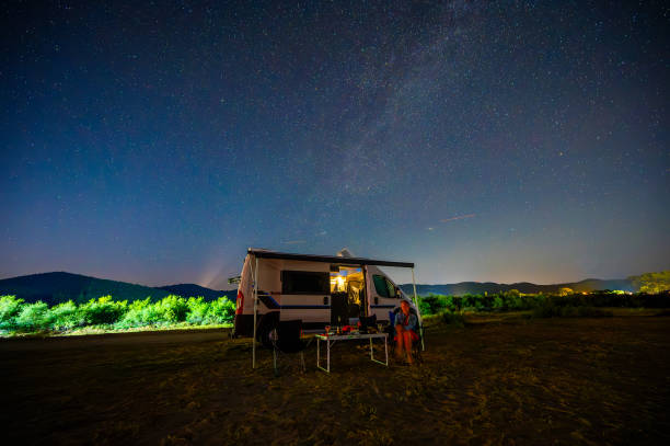 istock Campervan or motorhome parked on the beach in Greece. 2045775899