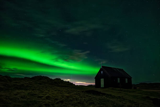istock Krysuvikurkirkja in Reykjanes peninsula, Iceland 2045826573