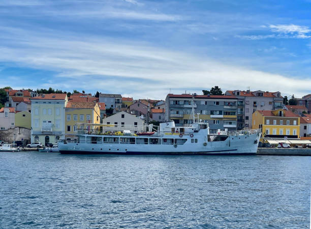 Beautiful town. Summer holidays. Adriatic sea.