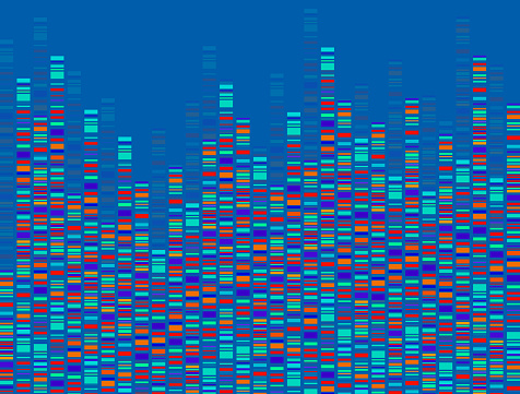Dna test, Infographic, Barcoding, Genome map, Abstract, Colorful, Science