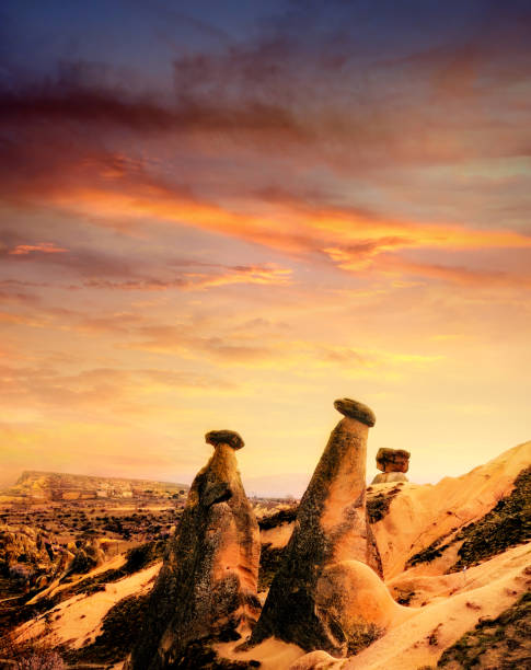 Landscape of Cappadocia in middle east Turkey
