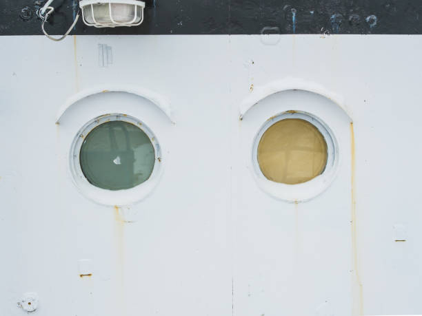 istock Winter's Grip: Cold Day at Ventspils Harbor 2045882824