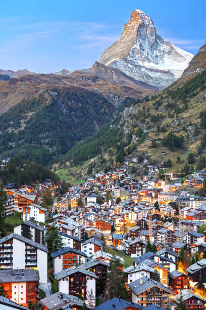 istock Zermatt, Switzerland with the Matterhorn. 2045912912