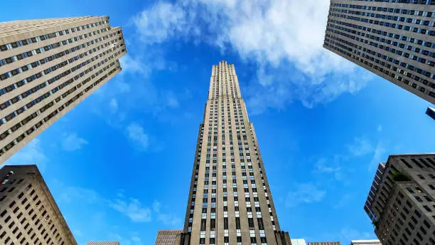Photo of The Rockefeller Center building in New York (USA).