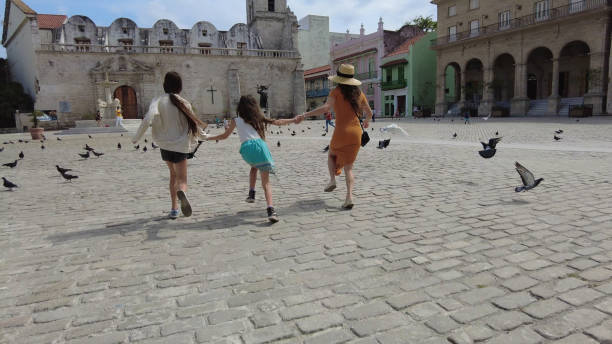 istock Family explores old town 2045977851