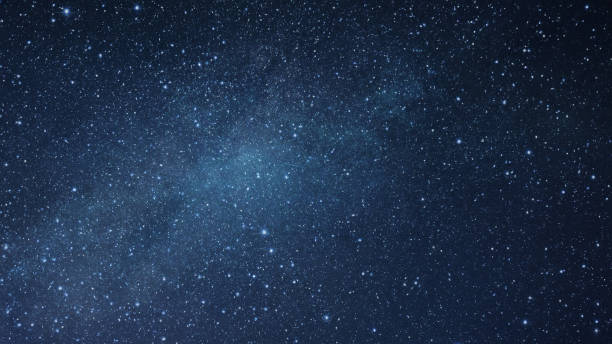 istock Beautiful starry sky wallpaper. Deep space with many stars and galaxies 2045986422